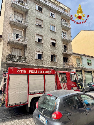 Incendio in zona Parella, cinque persone ferite